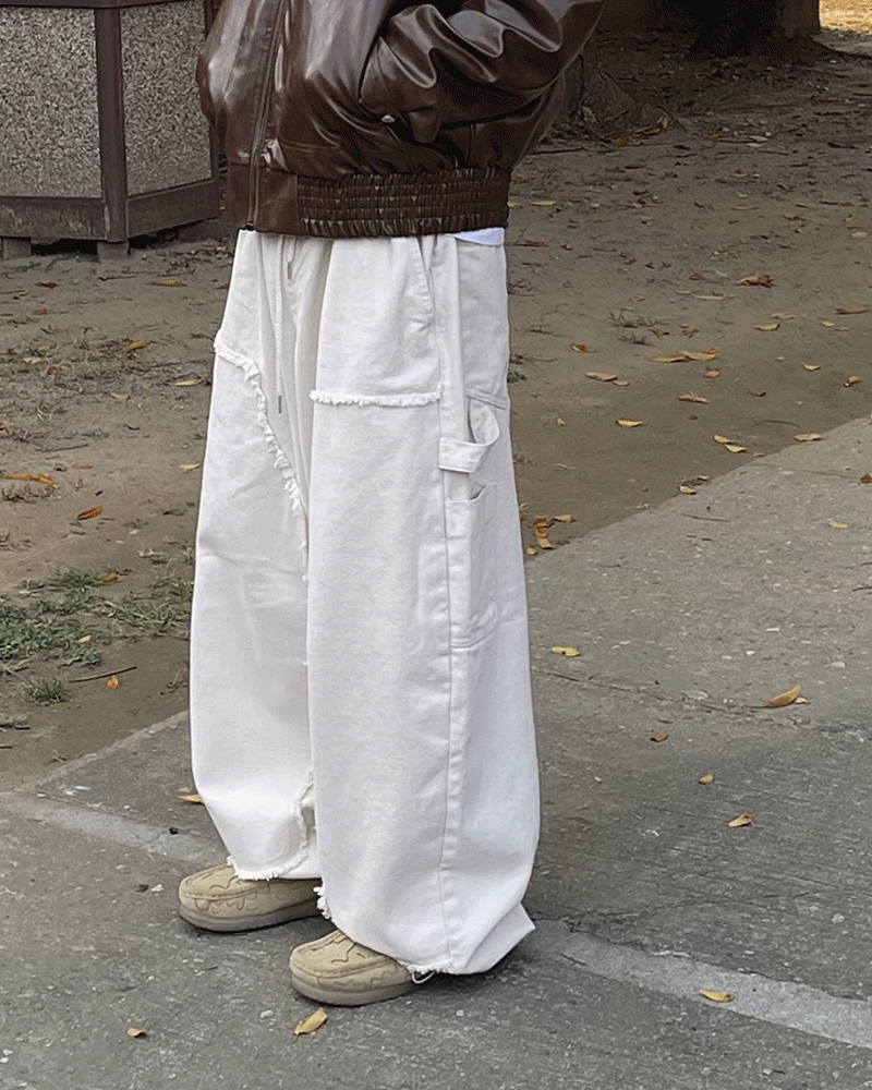 피치 벌룬 카펜터 팬츠 (5color)